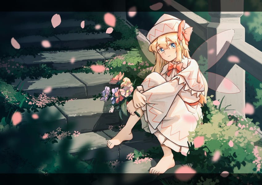 lily white (touhou) drawn by lyutikovski