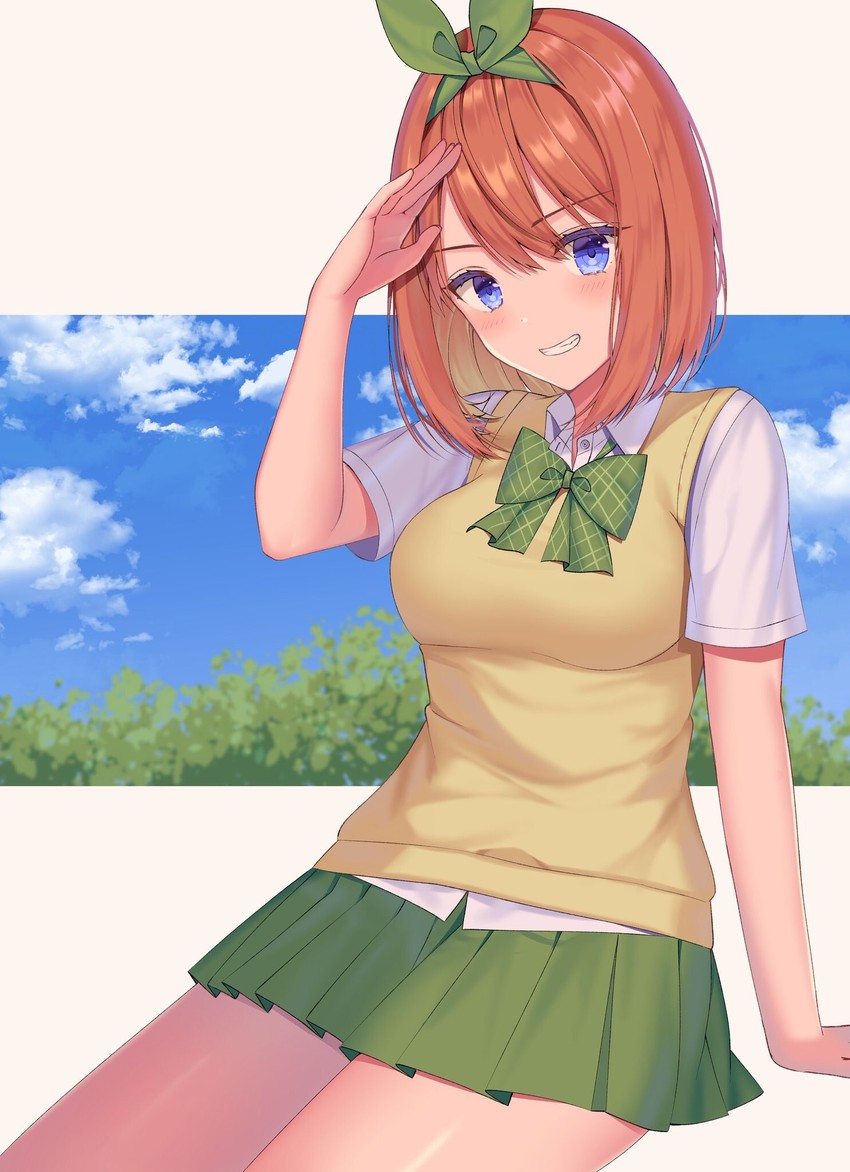 nakano yotsuba (go-toubun no hanayome) drawn by izumo_neru