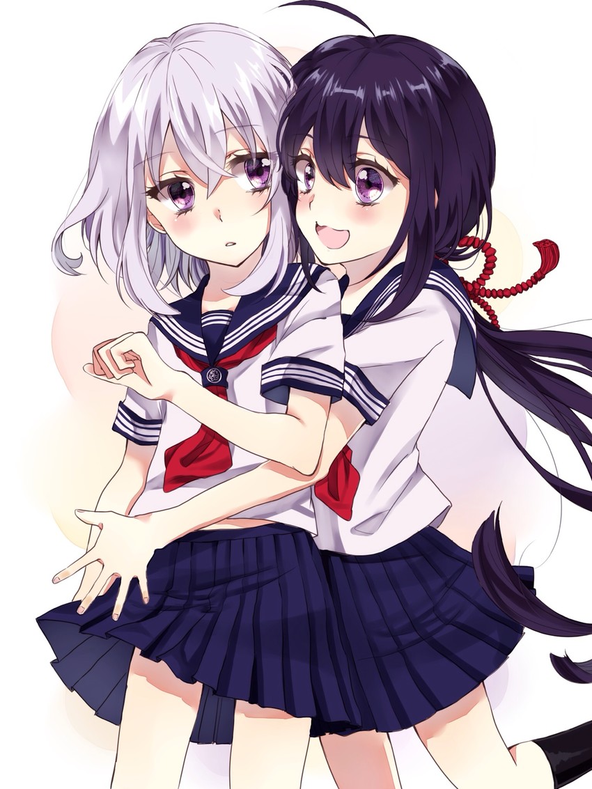 namazuo toushirou and honebami toushirou (touken ranbu) drawn by kanon_(ikamiso)