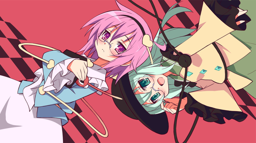 komeiji koishi and komeiji satori (touhou) drawn by 9law