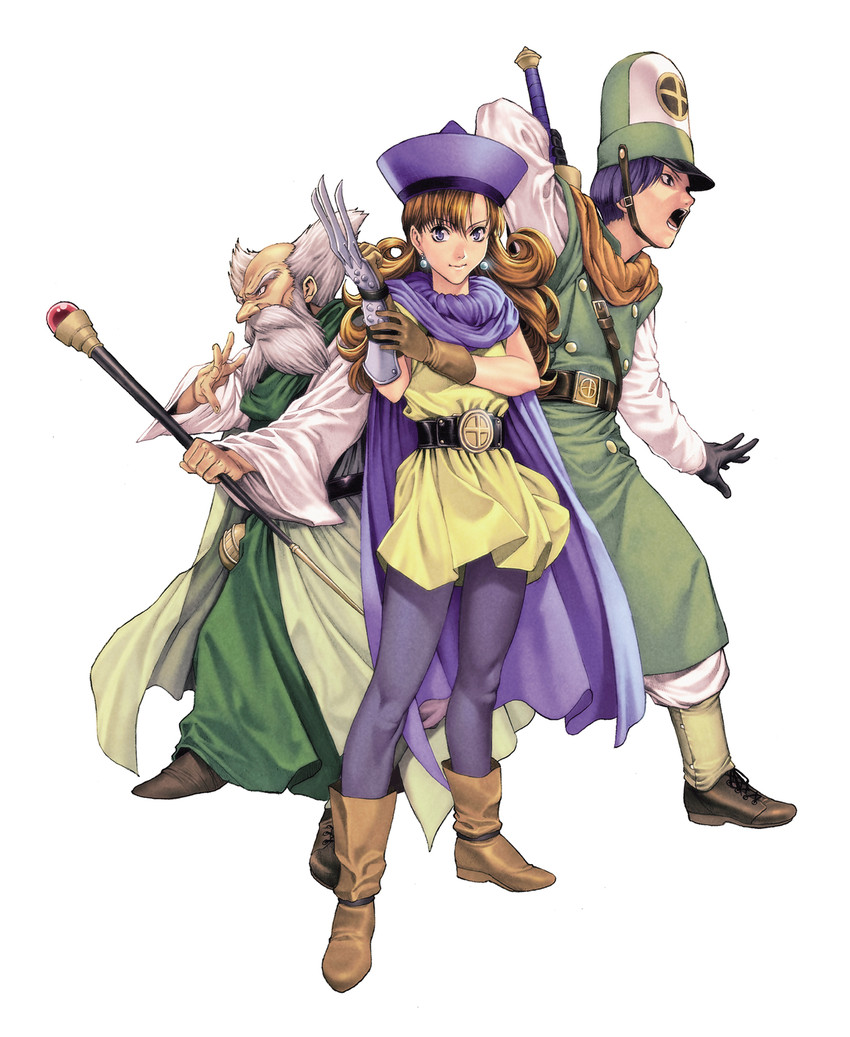 alena, clift, and brey (dragon quest and 1 more) drawn by homare_(fool's_art)