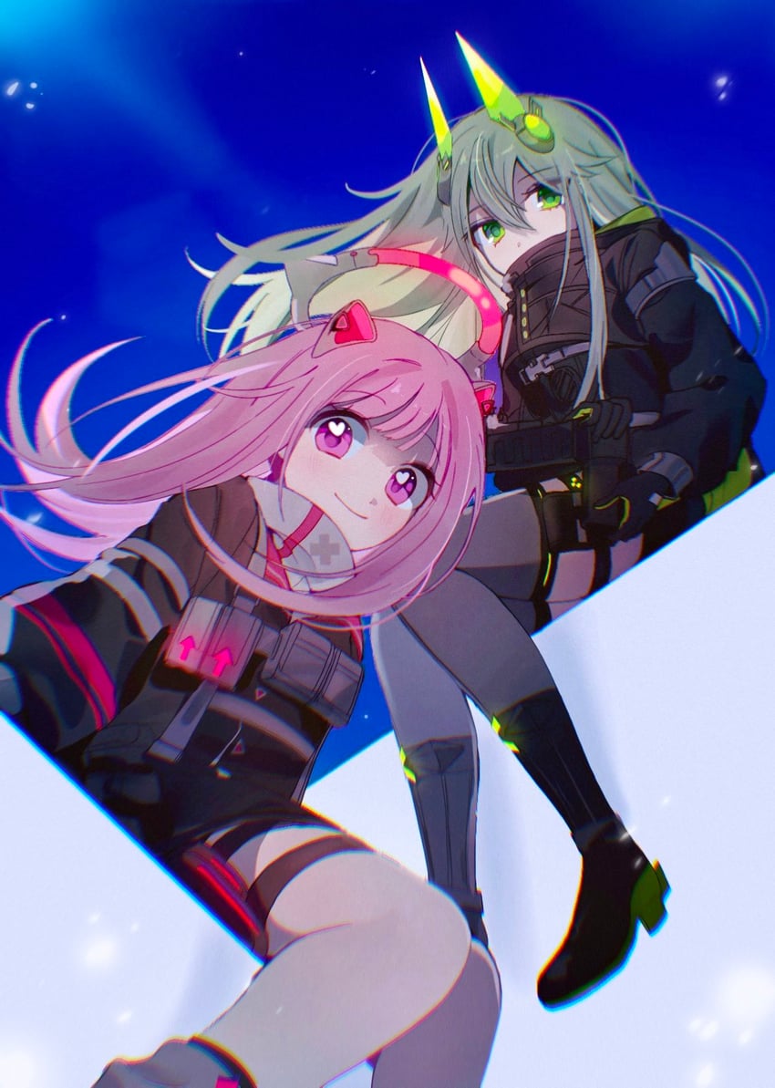 ootori emu and kusanagi nene (project sekai) drawn by luingppong