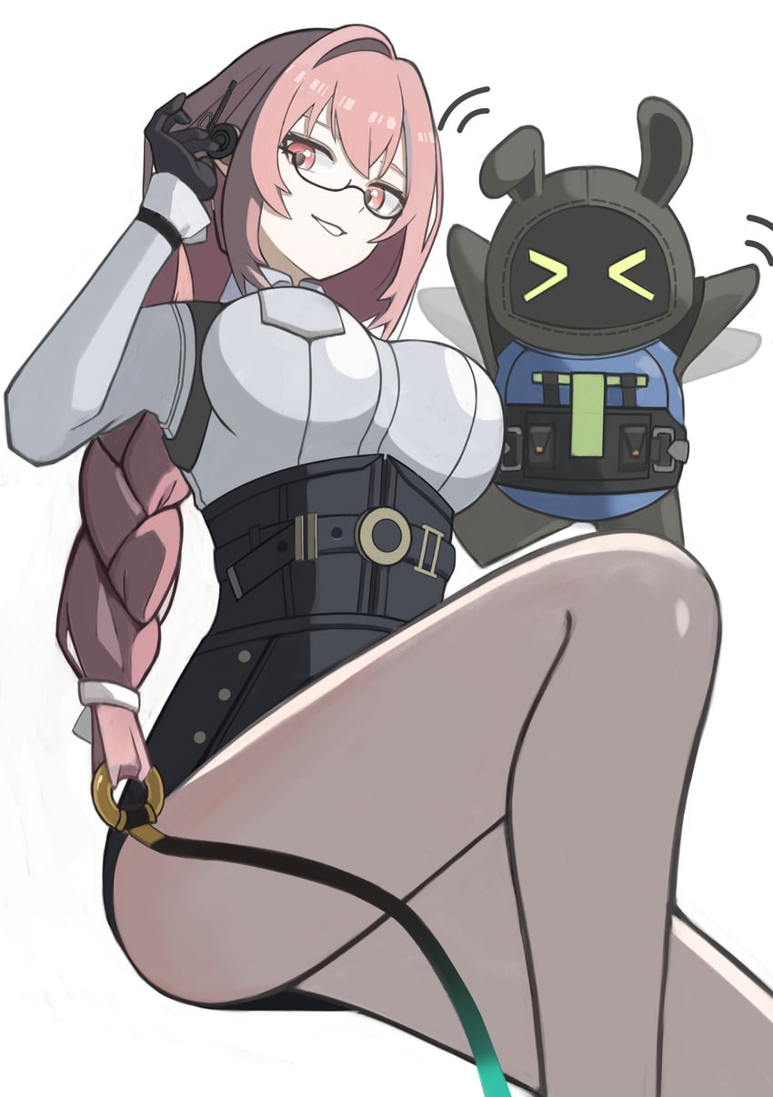tsukishiro yanagi and securityboo (zenless zone zero) drawn by kuromaru1102