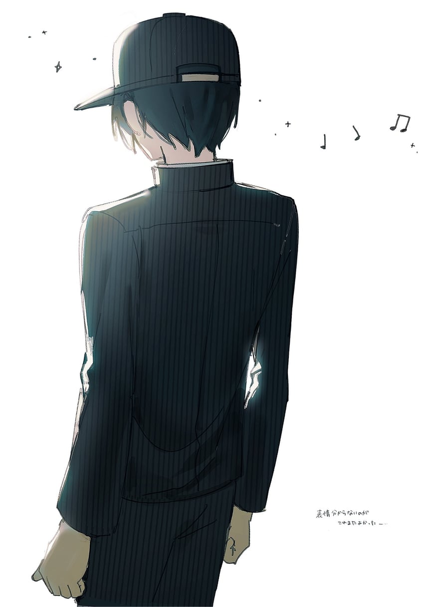 saihara shuichi (danganronpa and 1 more) drawn by ni_22