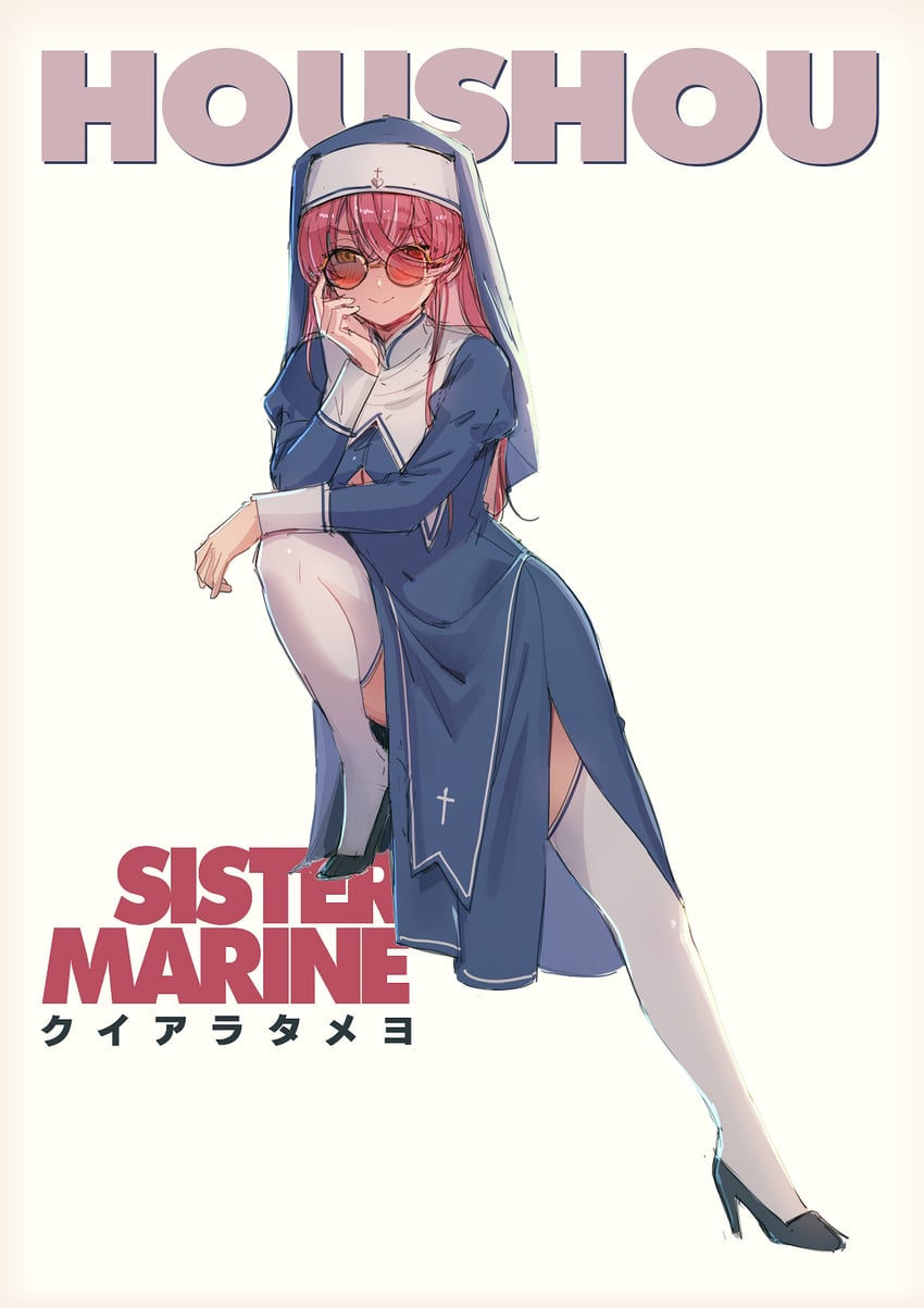 houshou marine (hololive and 1 more) drawn by a-ka