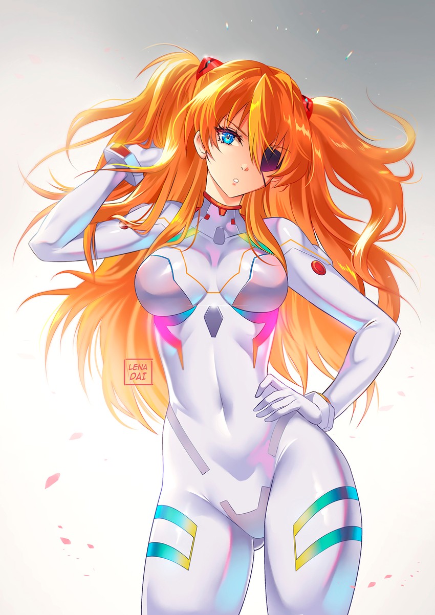 souryuu asuka langley (neon genesis evangelion and 2 more) drawn by lena_dai