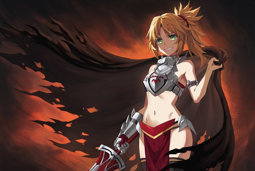 mordred (fate and 1 more) drawn by tonee
