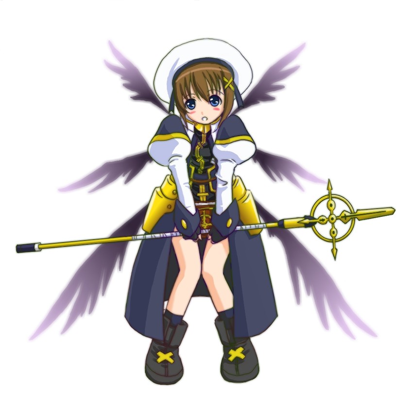yagami hayate and schwertkreuz (lyrical nanoha and 2 more)