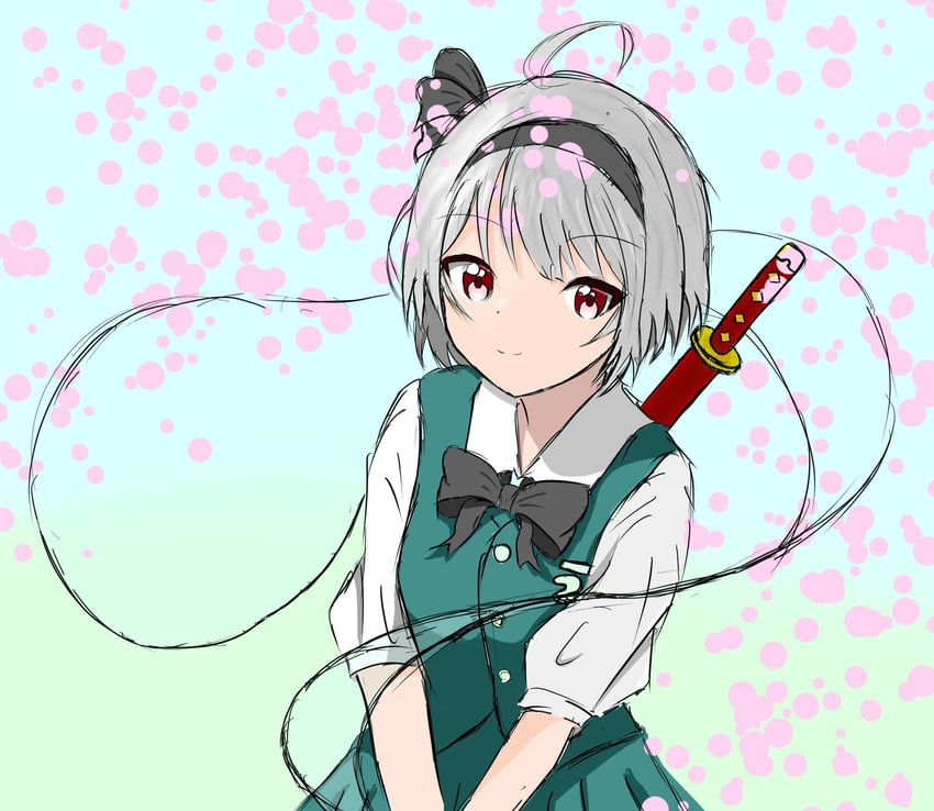 konpaku youmu (touhou) drawn by gtx16500