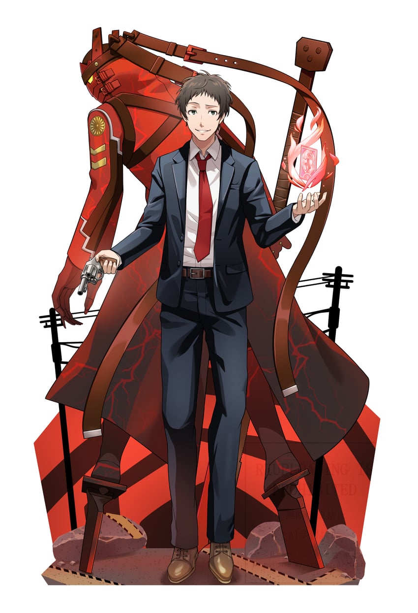 adachi tooru and magatsu izanagi (persona and 1 more) drawn by itsumiruka