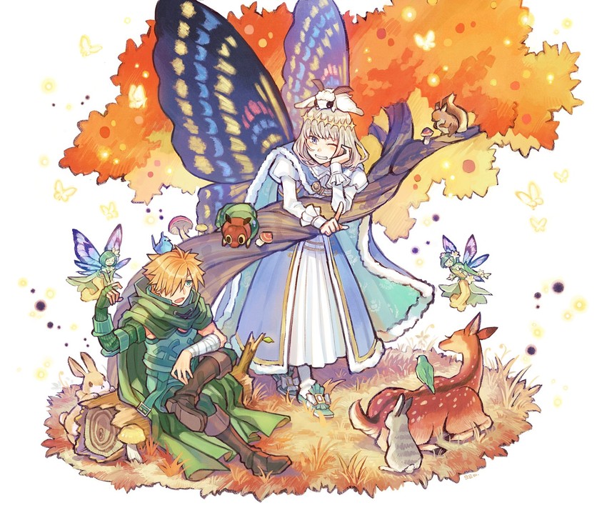 oberon, robin hood, lost robin rondo, and blanca (fate and 2 more) drawn by gomashou_(ssm_fgo)