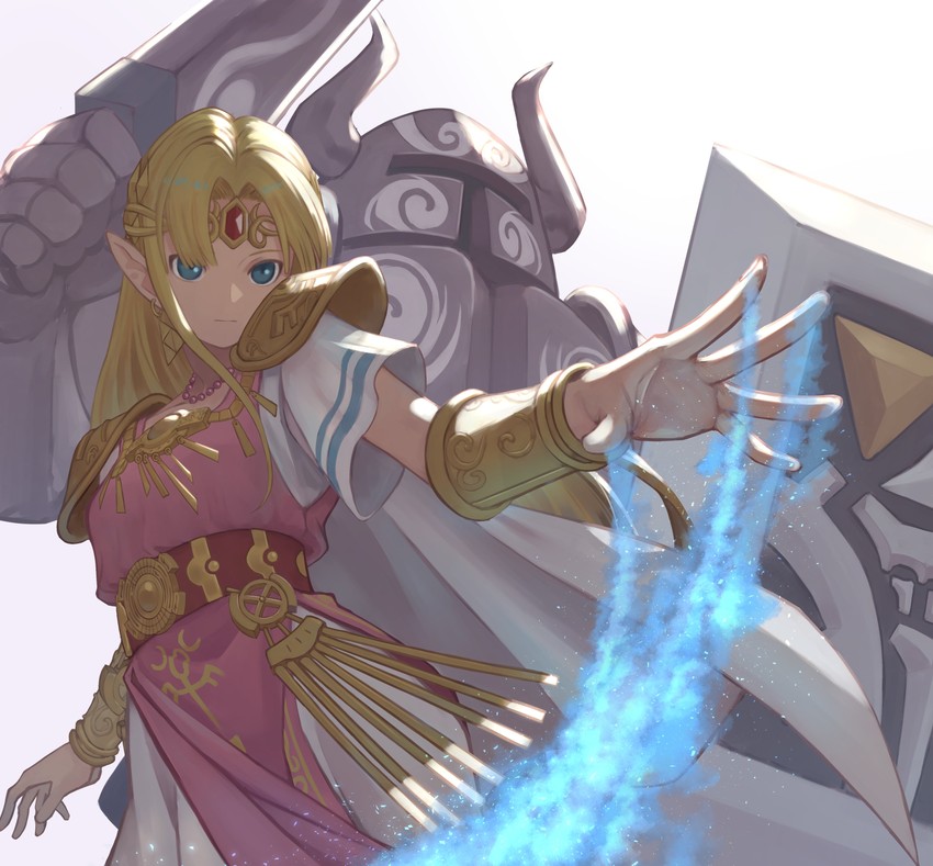 princess zelda (the legend of zelda and 3 more) drawn by shimizu_tomoki