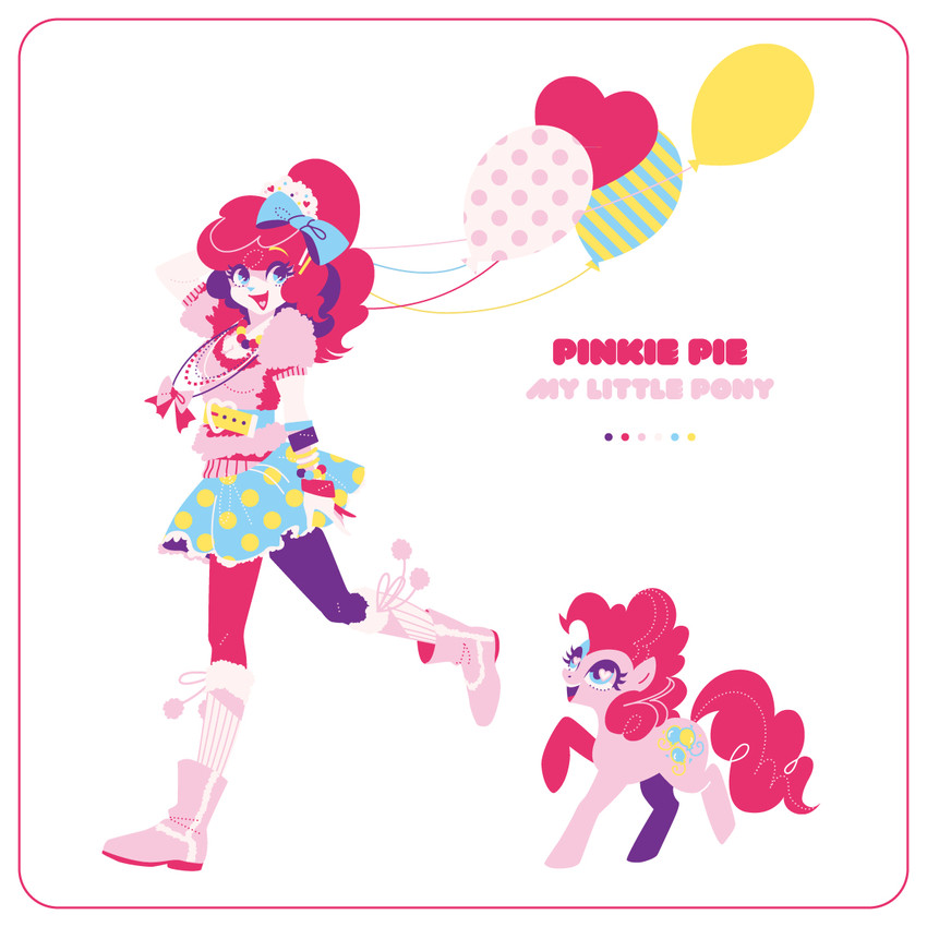 pinkie pie (my little pony and 1 more) drawn by nitlo