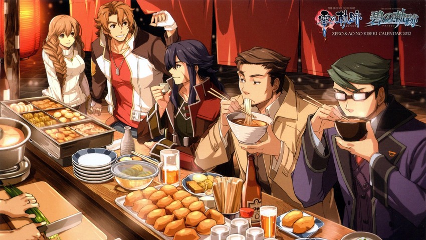 arios maclaine, sergei lou, alex dudley, cecil neues, and guy bannings (eiyuu densetsu and 2 more)