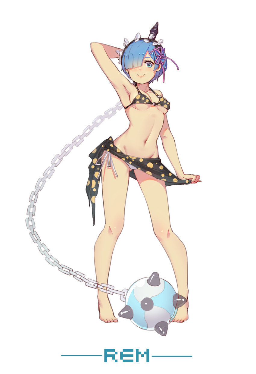 rem (re:zero kara hajimeru isekai seikatsu) drawn by zxj
