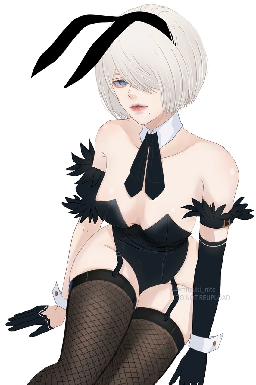 2b (nier and 1 more) drawn by mitsuki_nite