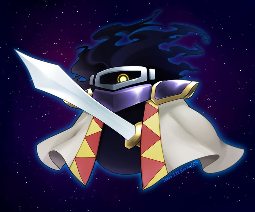 dark matter and dark matter blade (kirby and 1 more) drawn by rouko605