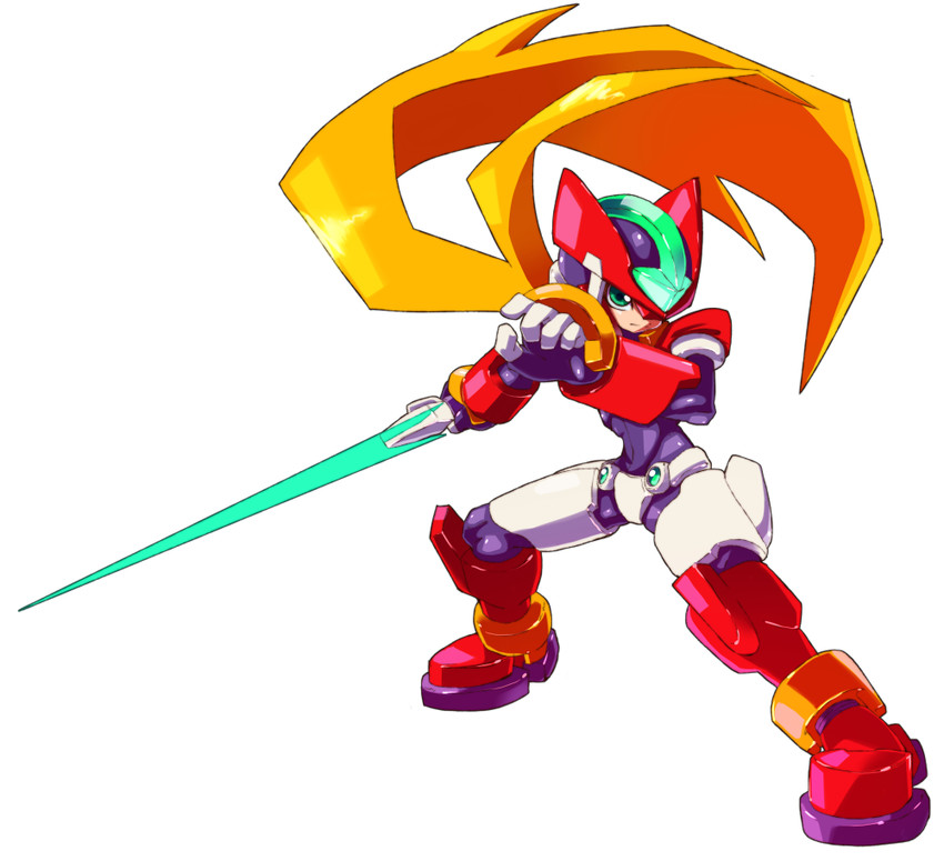 vent and model zx (mega man and 1 more) drawn by suteito