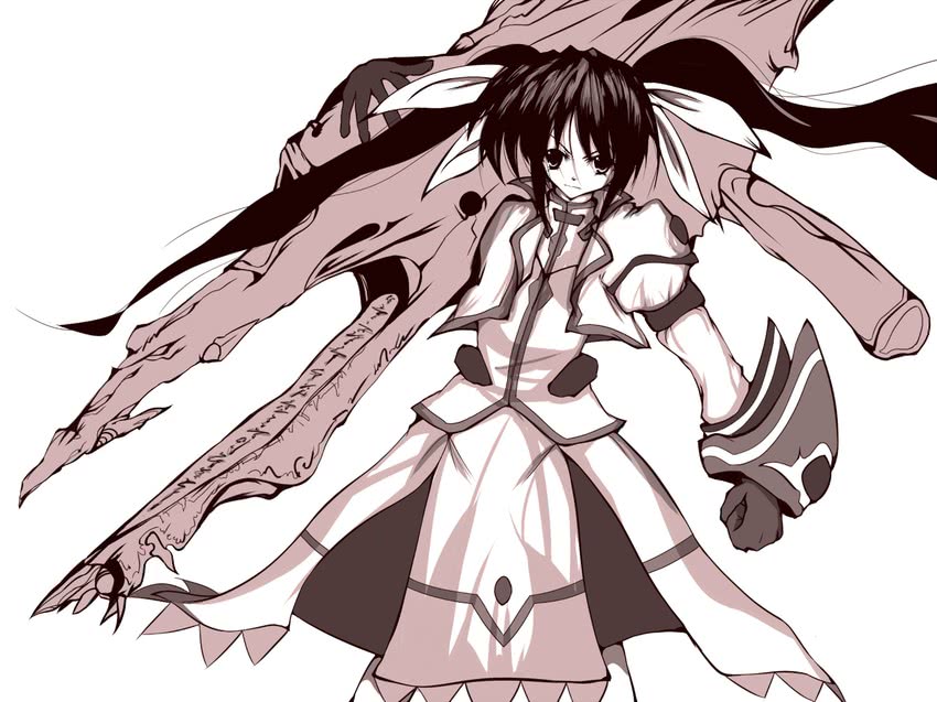 takamachi nanoha (lyrical nanoha and 1 more) drawn by shu