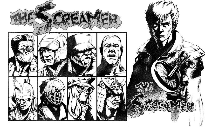 rat, samurai, second killer, chief, protagonist, and 4 more (the screamer) drawn by oggy_(oggyoggy)