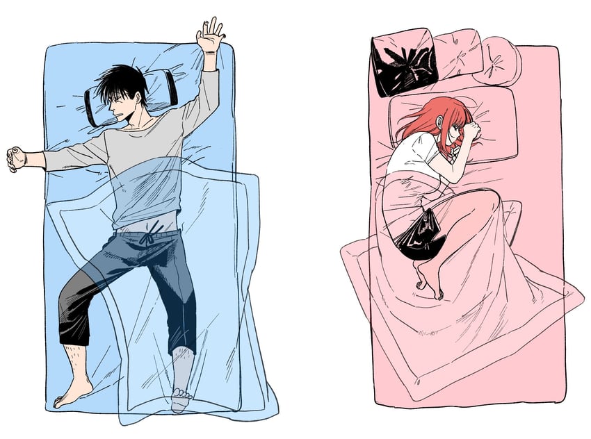 tayama and sasaki (super no ura de yani suu futari) drawn by jinusi