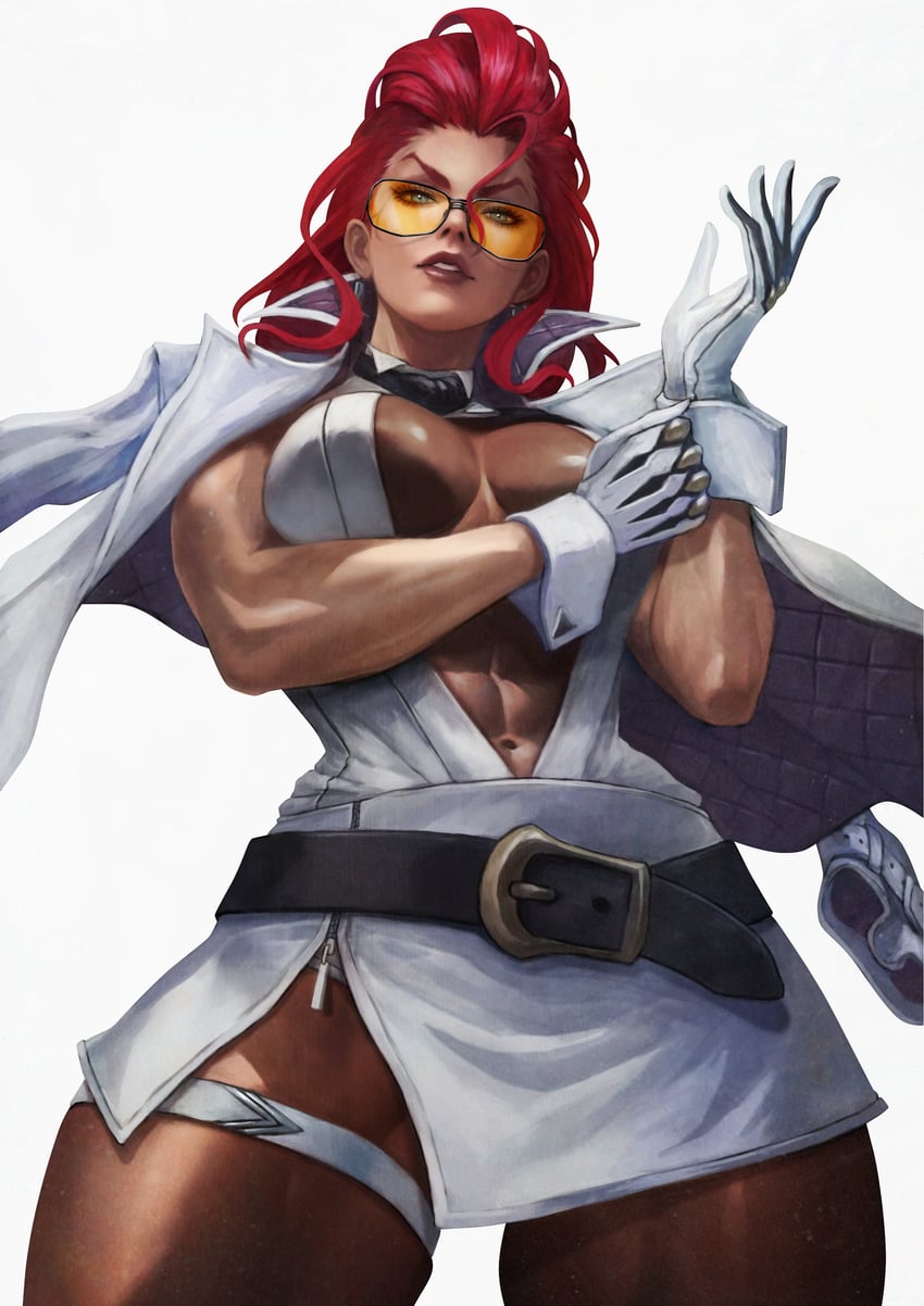 crimson viper (street fighter and 1 more) drawn by monori_rogue