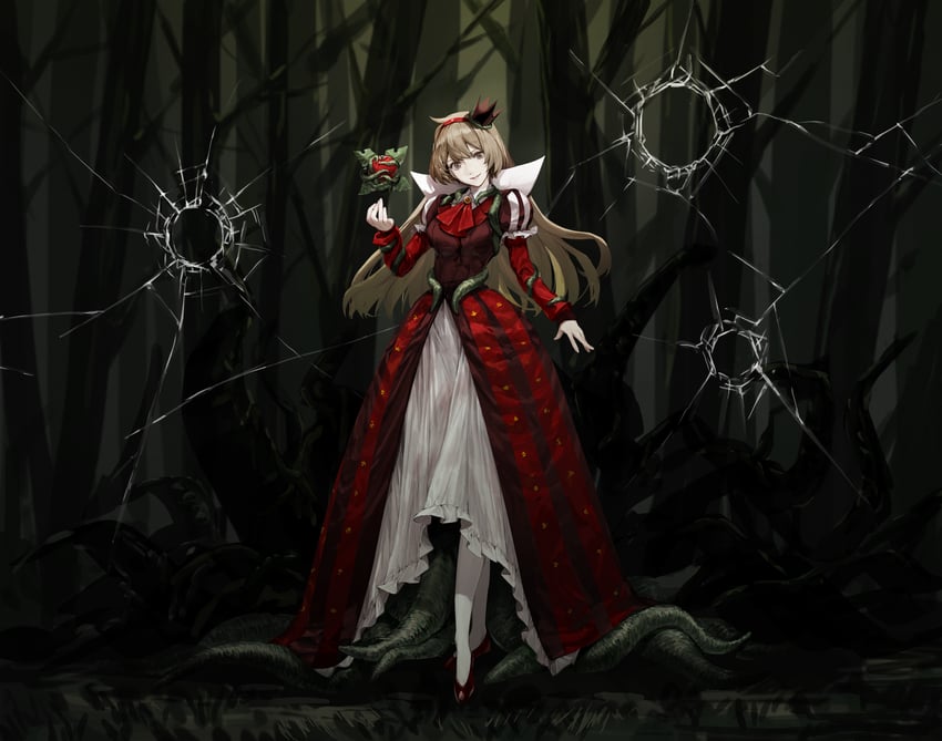 malkuth and snow white's apple (project moon and 1 more) drawn by carol0905