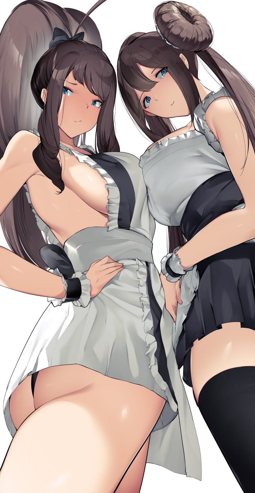 rosa and hilda (pokemon and 2 more) drawn by yuuyuu_(yuuki1771)