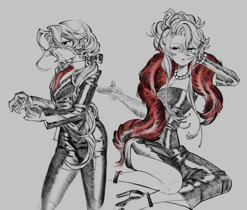 don quixote and sancho (project moon and 1 more) drawn by luvlain