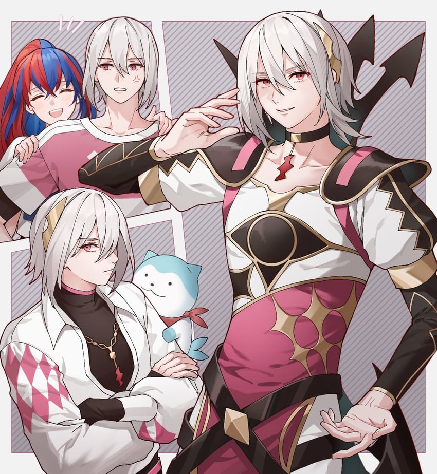 female alear and rafal (fire emblem and 1 more) drawn by ai_tkkm
