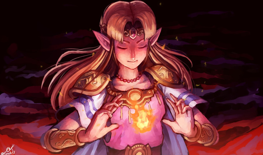 princess zelda (the legend of zelda and 1 more) drawn by kornart