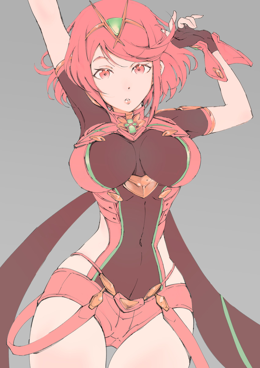 pyra (xenoblade chronicles and 1 more) drawn by ug333333