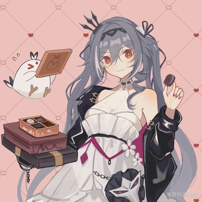 herrscher of sentience and jingwei (honkai and 1 more) drawn by jue_xi
