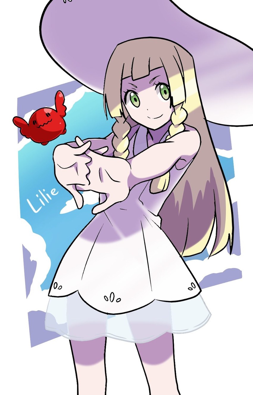 lillie (pokemon and 1 more) drawn by ryo_(0626kk)