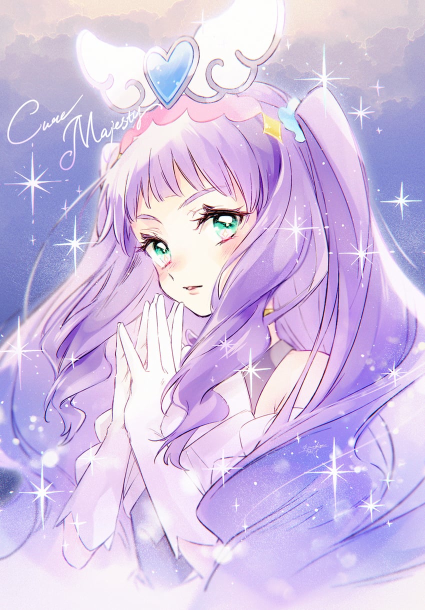 ellee-chan and cure majesty (precure and 1 more) drawn by lanzhu