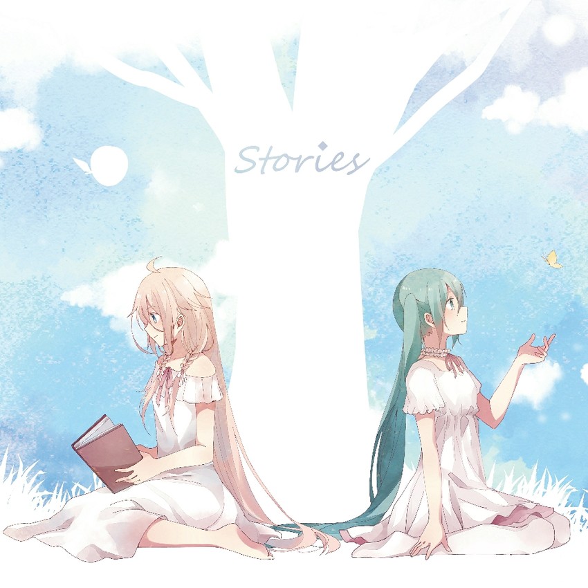 hatsune miku and ia (vocaloid) drawn by hazakura_chikori