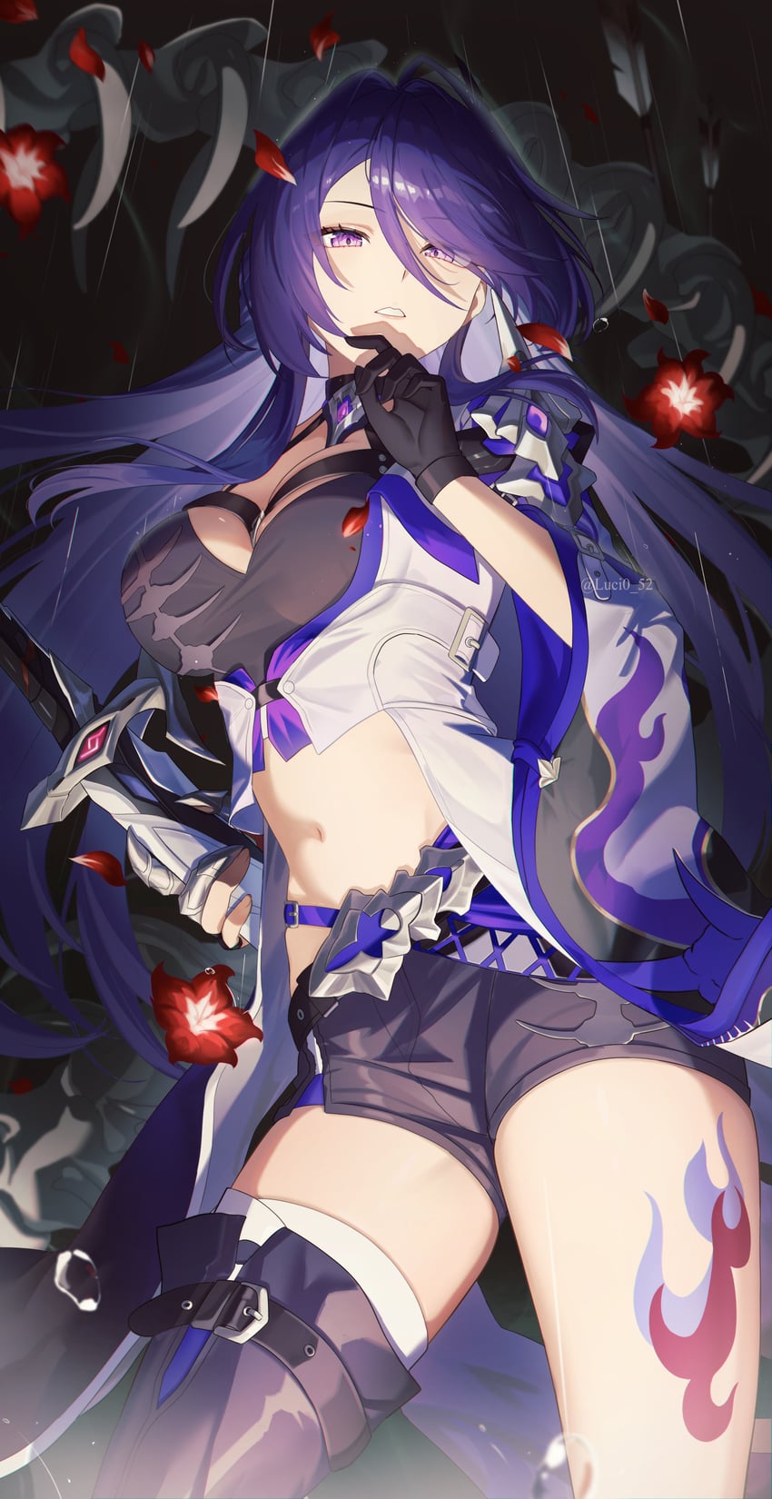 acheron (honkai and 1 more) drawn by lucio_(luci0_52)
