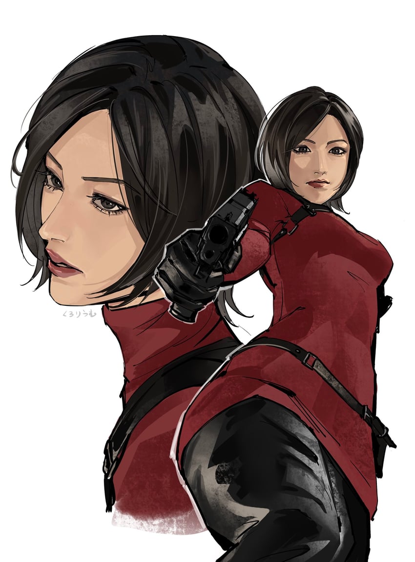 ada wong (resident evil and 1 more) drawn by kurorium