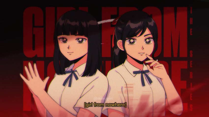 nanno and yuri (girl from nowhere) drawn by ninegiri