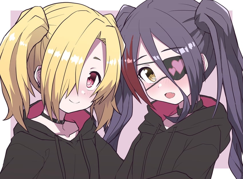 shirasaka koume and hayasaka mirei (idolmaster and 2 more) drawn by halulu