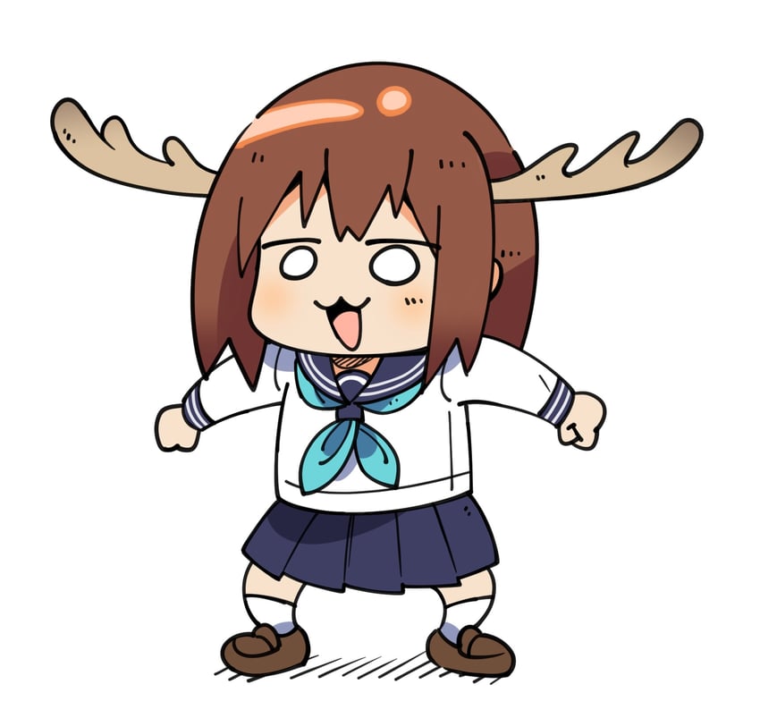 shikanoko noko (shikanoko nokonoko koshitantan and 1 more) drawn by sn_(zigzagspark6)