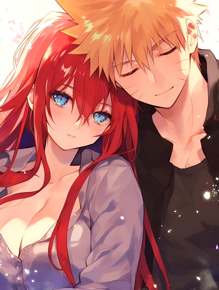 uzumaki naruto and rias gremory (naruto and 1 more)