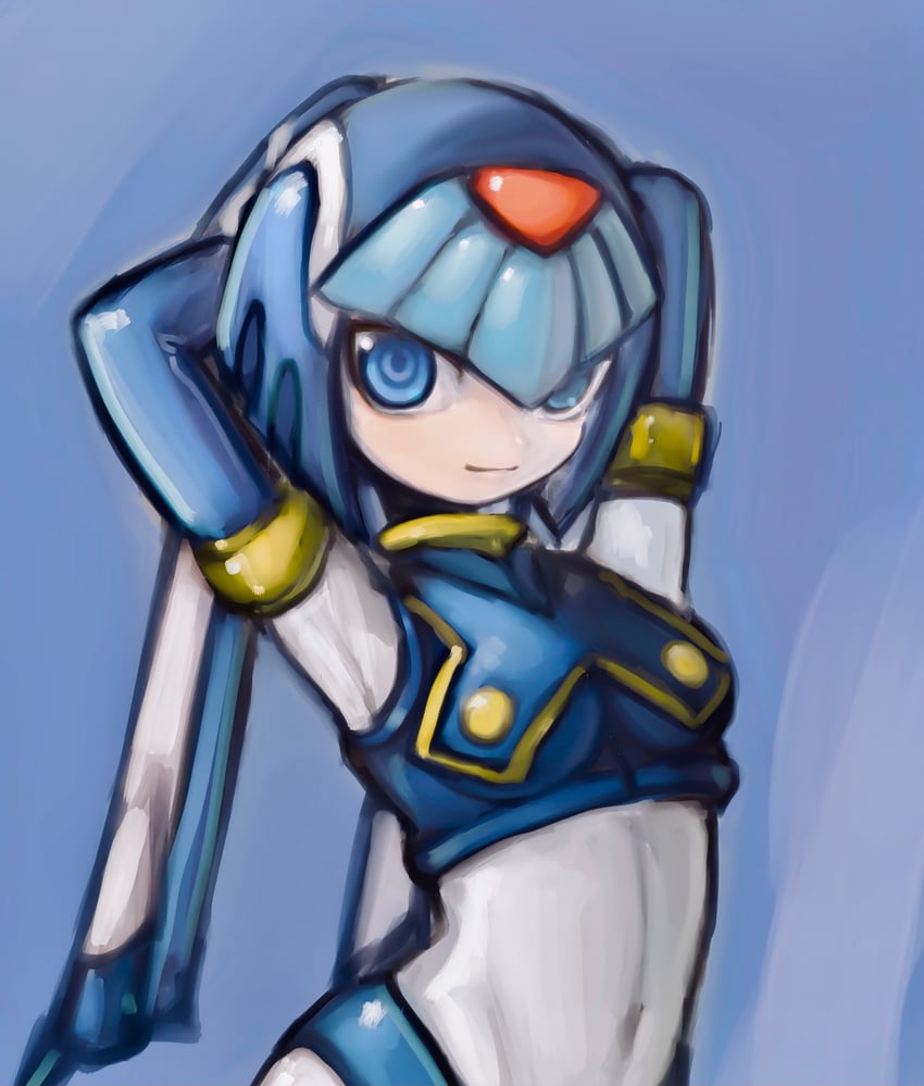 fairy leviathan (mega man and 2 more) drawn by tanewiii