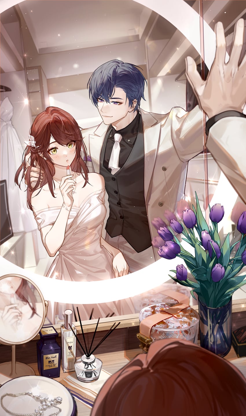 rosa and marius von hagen (tears of themis) drawn by qinnye