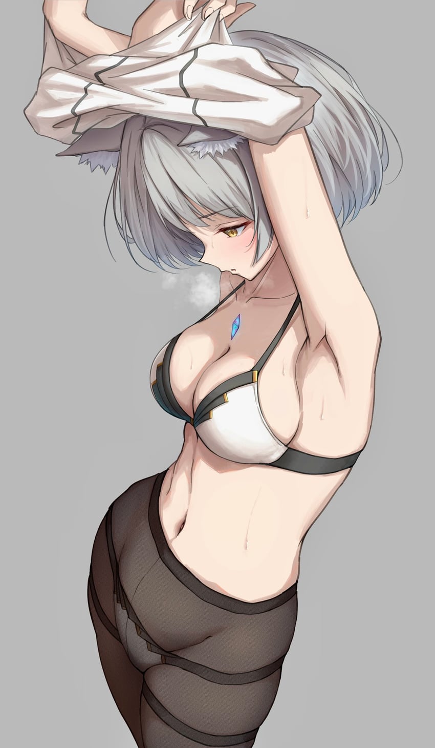 mio (xenoblade chronicles and 1 more) drawn by okazu2010015