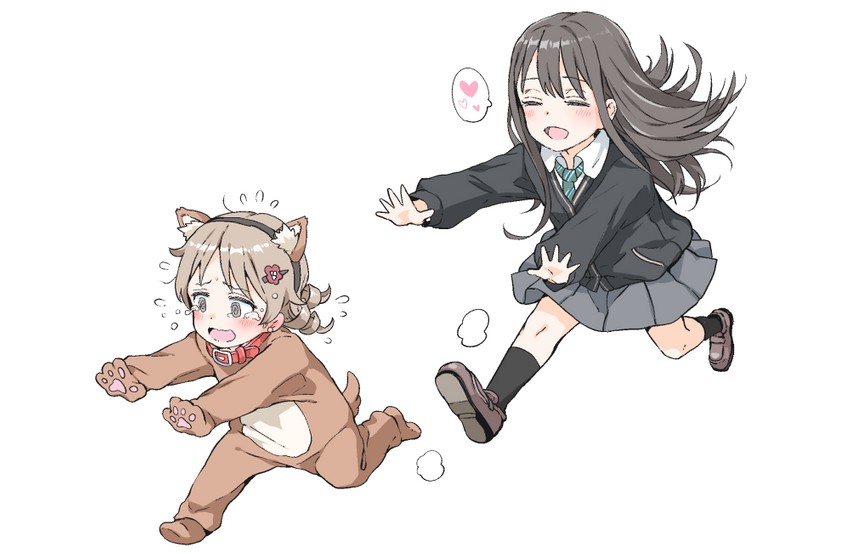 shibuya rin and morikubo nono (idolmaster and 1 more) drawn by gomennasai