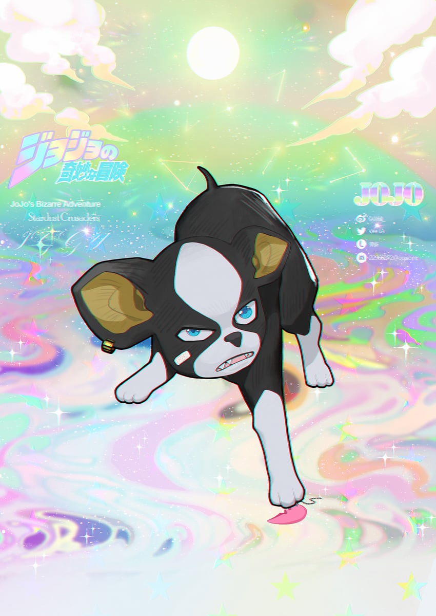 iggy (jojo no kimyou na bouken and 1 more) drawn by veela