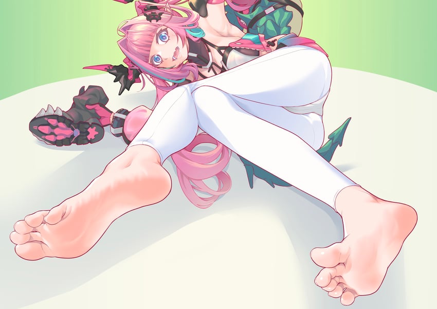 yvonne (arknights and 1 more) drawn by mew-plus