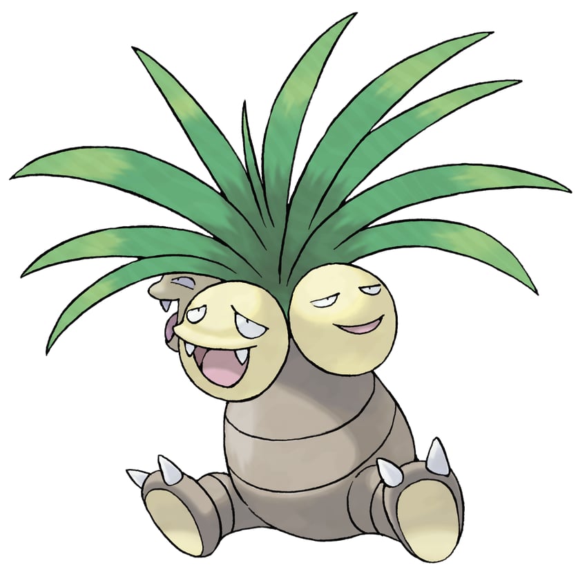 exeggutor (pokemon and 1 more) drawn by sugimori_ken