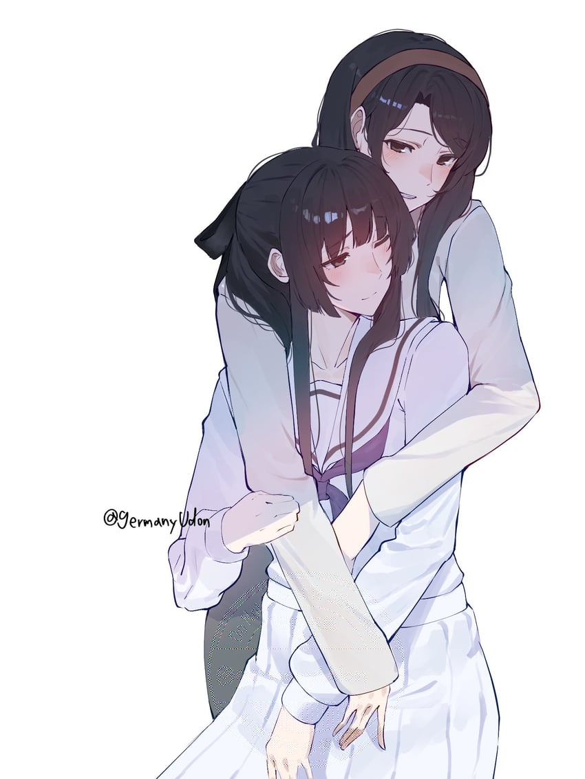 kayahara yukiko and kayahara fuyumi (kara no shoujo and 2 more) drawn by doitsuudon